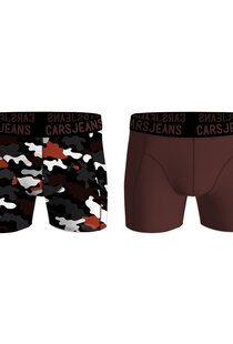 Kids BOXER 2P TRUNKS BURGUNDY