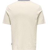 Only & Sons Onsdennis Life Reg 12 SS Polo Knit Antique White