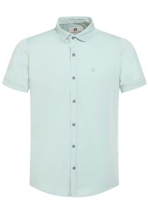 334551 Korte Mouw Hemd  Sea Green