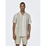 Only & Sons Onscaiden SS Stripe Linen Resort Shirt (215213 Vintage Khaki)