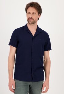 334554 Korte Mouw Hemd 301 Navy