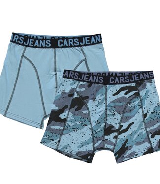 Cars Jeans KIDS BOXER 2PACK BEATLE GREY BLUE
