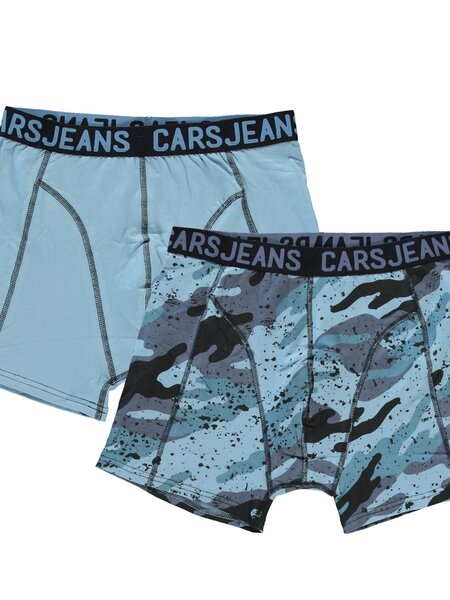 Cars Jeans KIDS BOXER 2PACK BEATLE GREY BLUE
