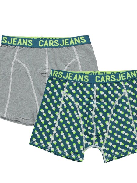 Cars Jeans KIDS BOXER 2PACK BEATLE GREY MELEE