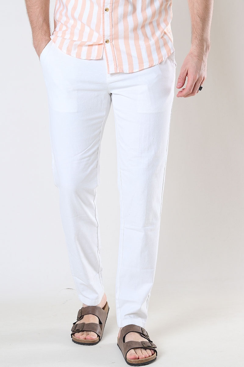 ONSMARK TAP 0011 COTTON LINEN PNT WHITE