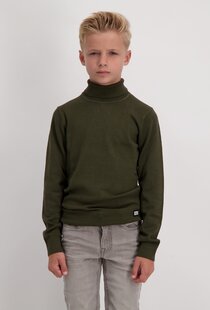 Kids BYRREL Turtle Neck Army