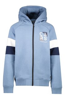 Kids CALLAY Hood SW Vest Grey Blue