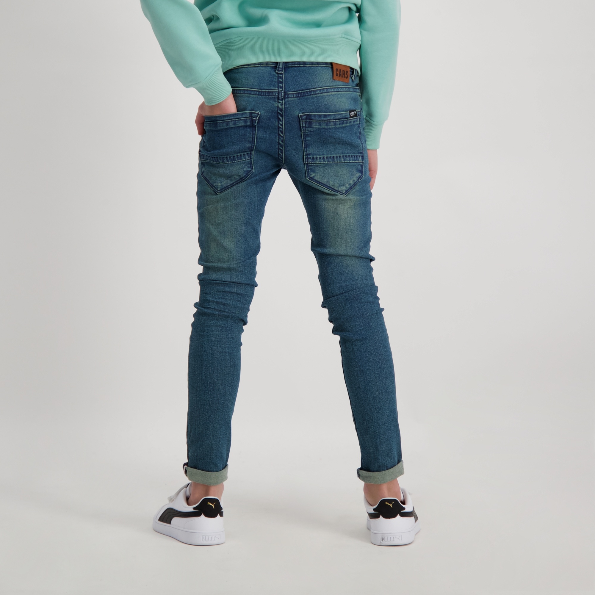 KIDS DIEGO DEN.GREEN TINTED