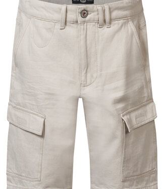 Petrol Industries BUFFALO CARGO - Denim Short Relaxed Fit M-1040-SHO025 (antique white 0007)