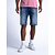 Petrol BLIZZARD DENIM SHORT RELAXED FIT M-1040-SHO003 (medium stone 5755)