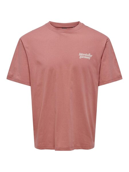 Only & Sons ONSKASON RLX PRINT SS TEE (Dusty Cedar)