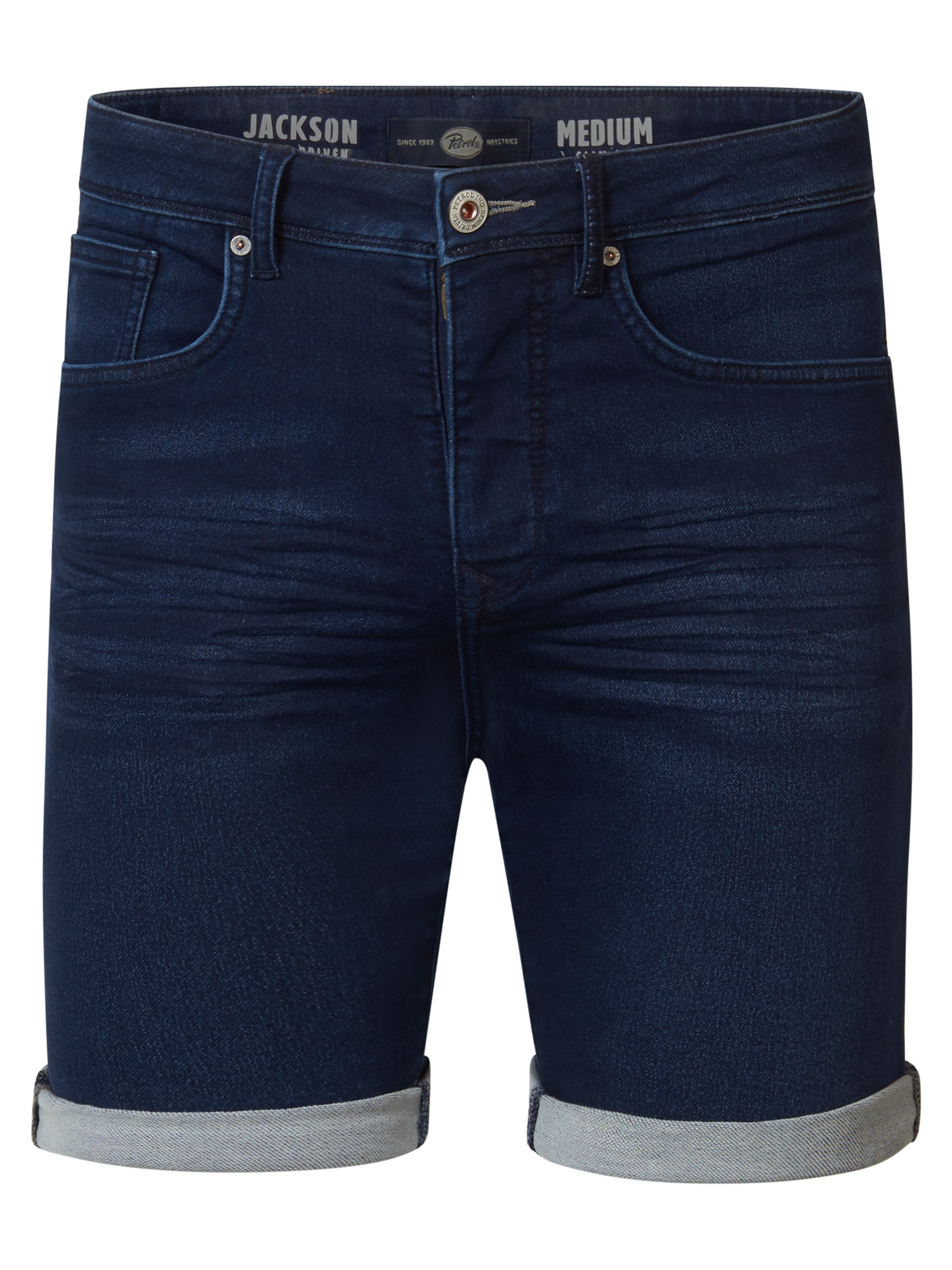 Petrol JACKSON Jogg - Denim Short Slim Fit M-1040-SHO001 (5700 Bleached)