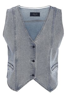 NMSANNA S/L TOP VEST VI494LB (Light Blue Denim)