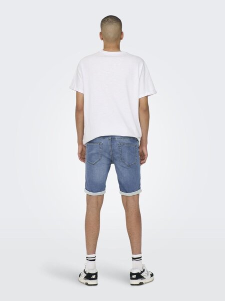 Only & Sons ONSPLY JOG Blue Shorts PK 8584 (218950 Blue Denim)