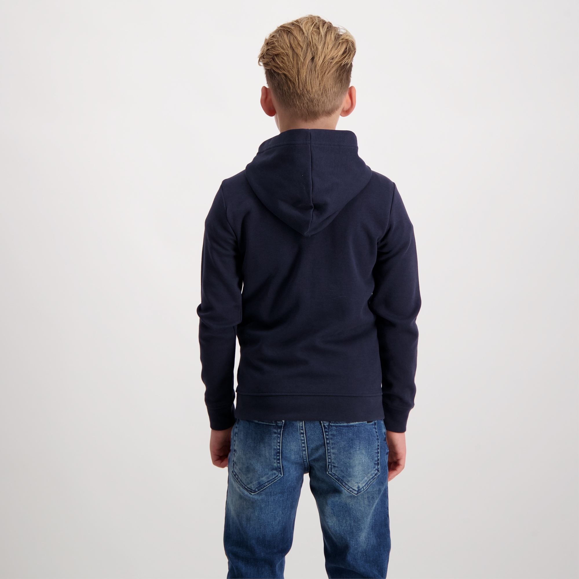 KIDS ISCAR HOOD SW NAVY