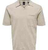 Only & Sons ONSACE REG 12 SS SLUB POLO KNIT (SILVER LINING)