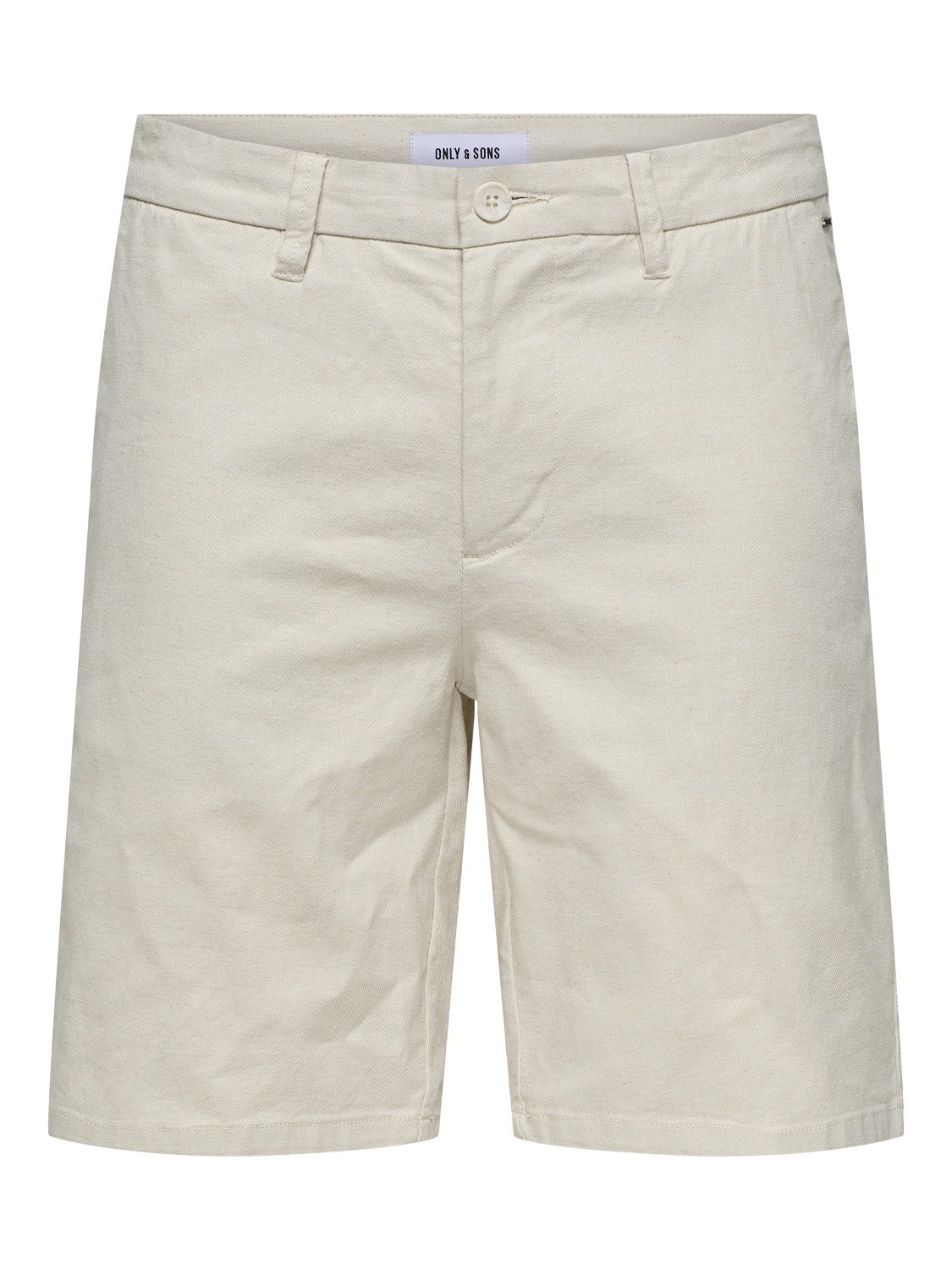 Only & Sons ONSMARK 0011 COTTON LINEN SHORTS NOOS SILVER LINING