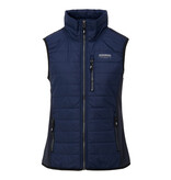 Nordberg LADIES KNITTED AND WOVON VEST TIRZA NAVY