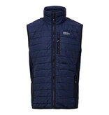 Nordberg MENS KNITTED AND WOVEN VEST TOMMY NAVY