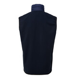 Nordberg MENS KNITTED AND WOVEN VEST TOMMY NAVY