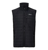 Nordberg MENS KNITTED AND WOVEN VEST TOMMY BLACK