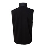 Nordberg MENS KNITTED AND WOVEN VEST TOMMY BLACK