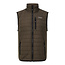 Nordberg MENS KNITTED AND WOVEN VEST TOMMY ARMY