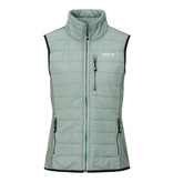 LADIES KNITTED AND WOVEN VEST TIRZA  HERBAL GREEN
