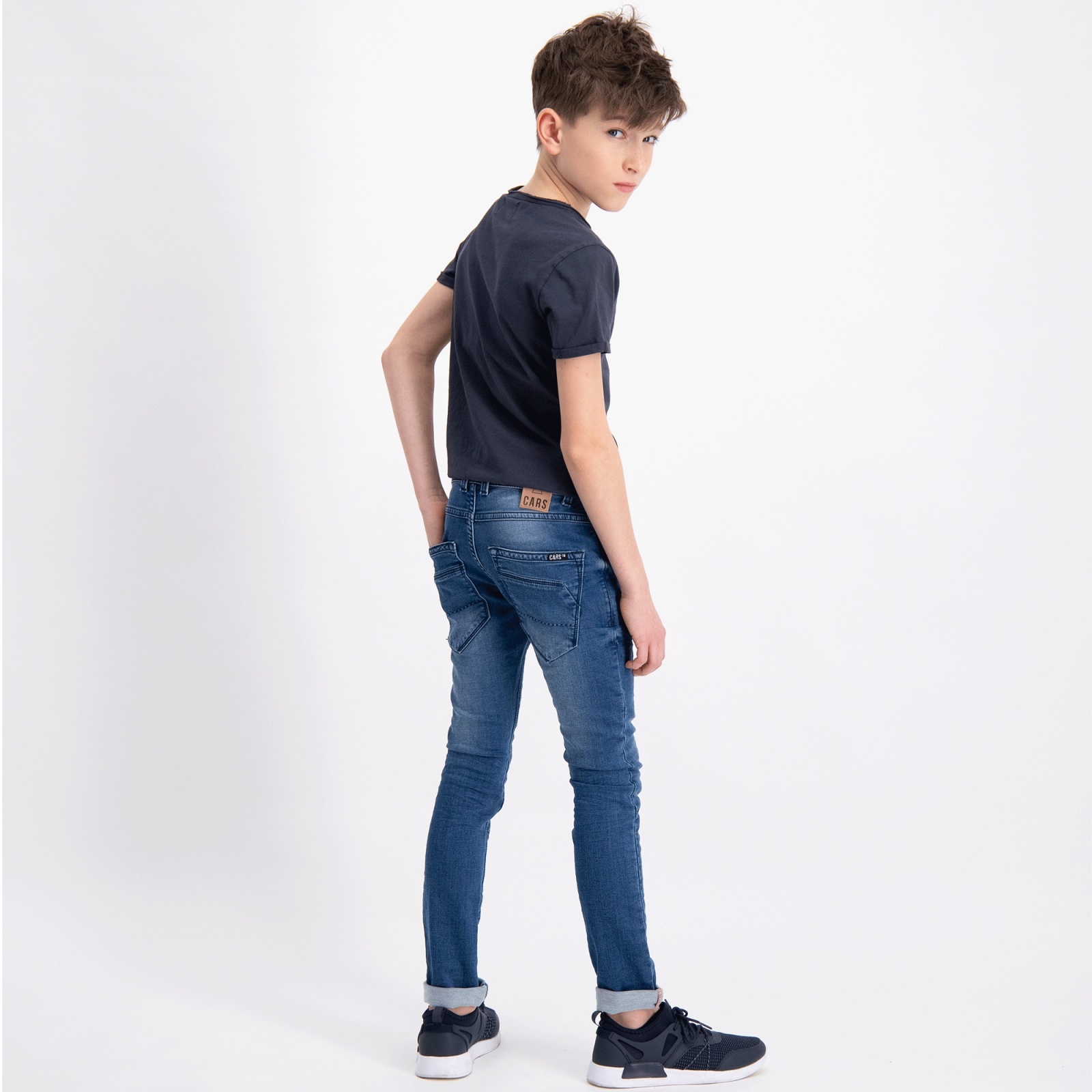 KIDS PATCON JOG DARK USED