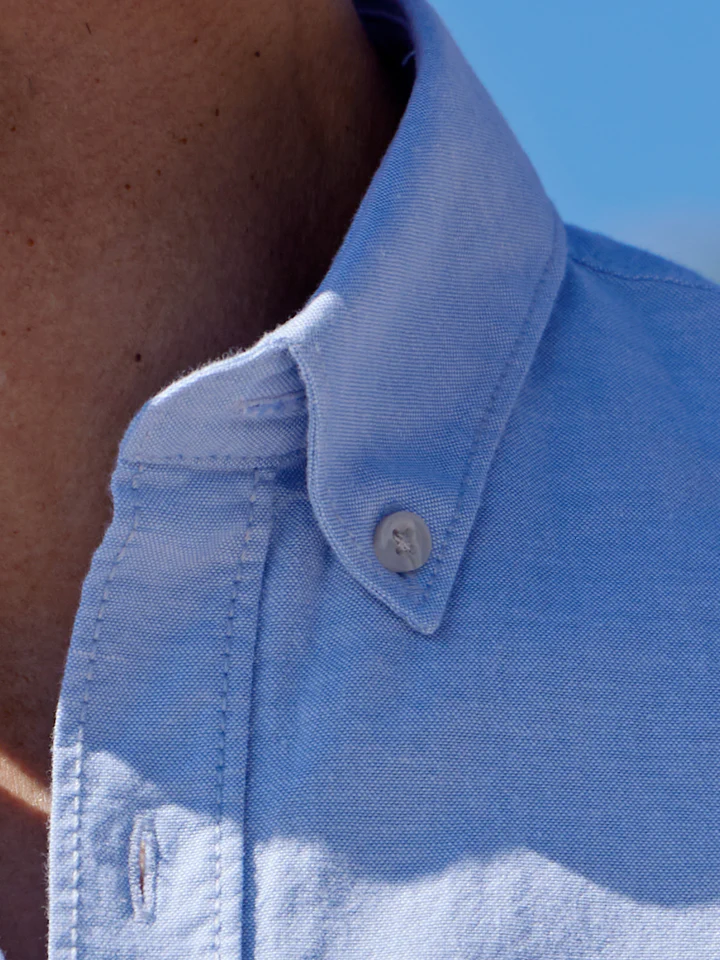 2001120 OXFORD OVERHEMD EFFEN KLEUR (417 LIGHT BLUE)