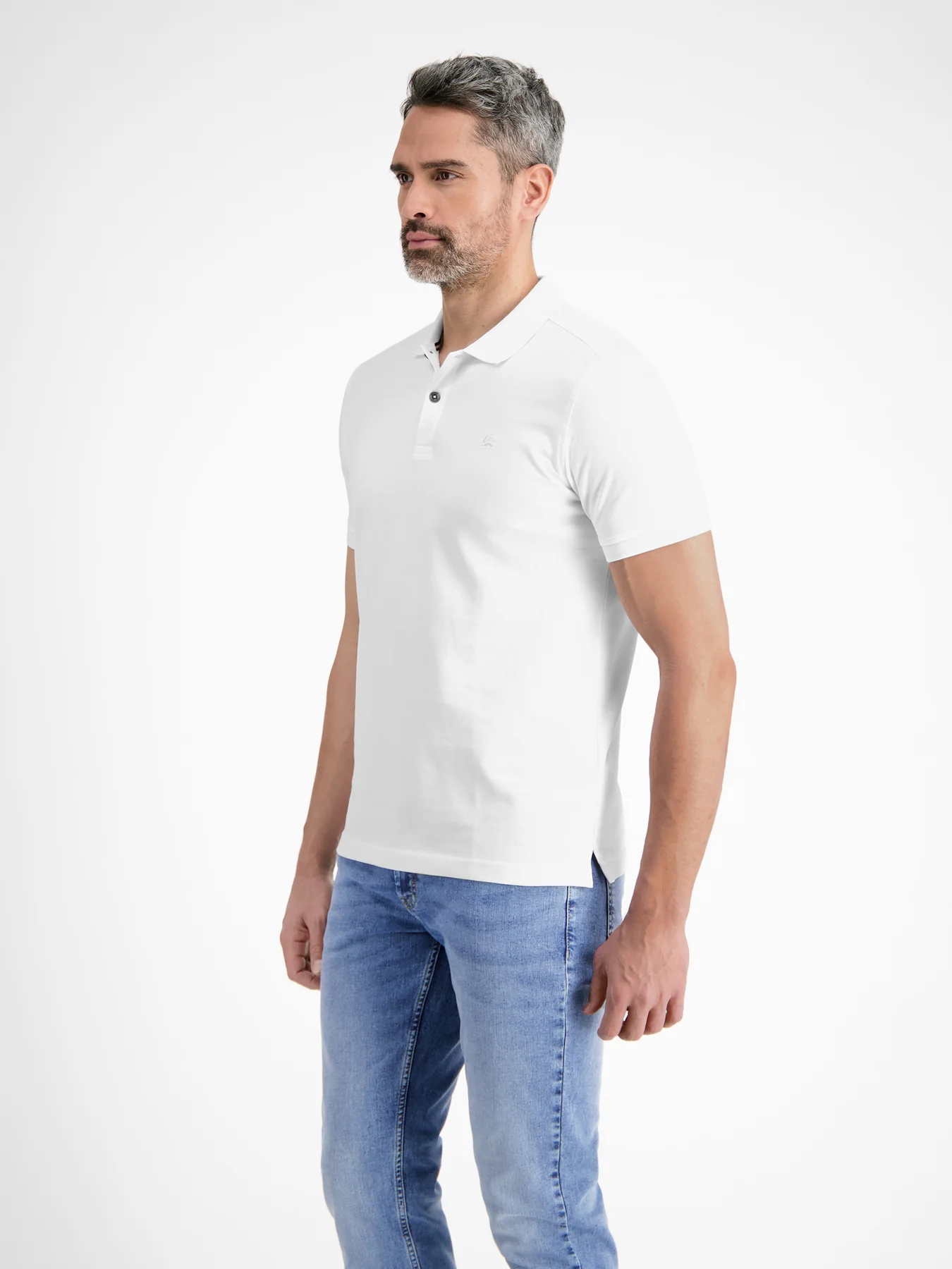 2003200 BASIC POLOSHIRT EN PIQUÉKWALITEIT (100 WHITE)
