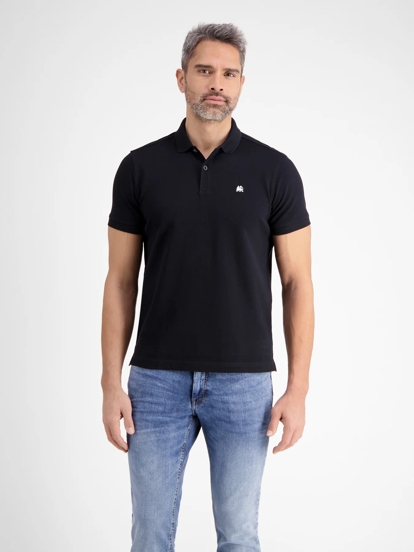 Lerros 2003200 BASIC POLOSHIRT EN PIQUÉKWALITEIT (290 BLACK)