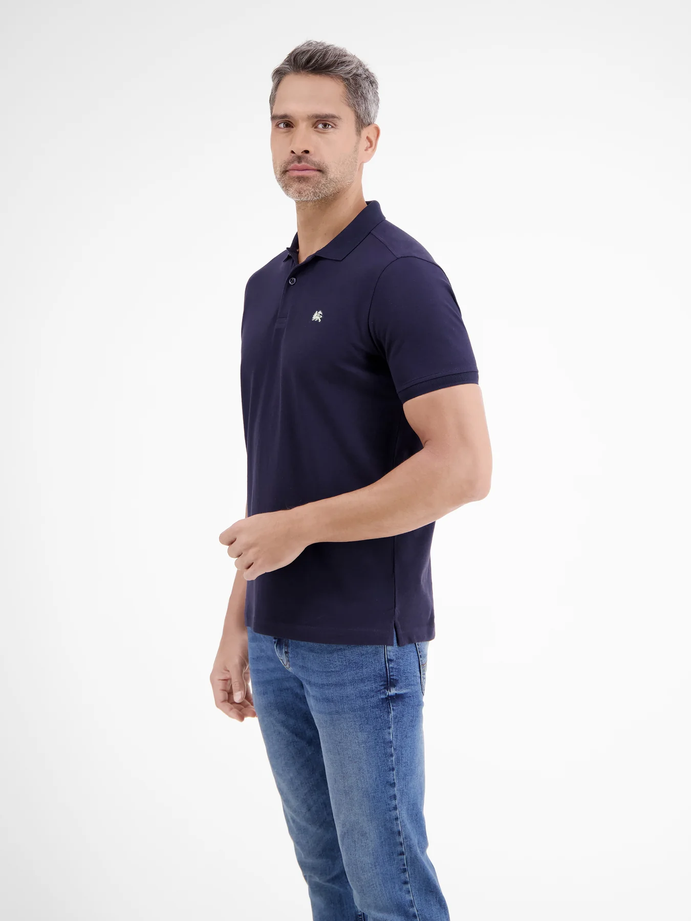 2003200 BASIC POLOSHIRT EN PIQUÉKWALITEIT (480 NAVY)