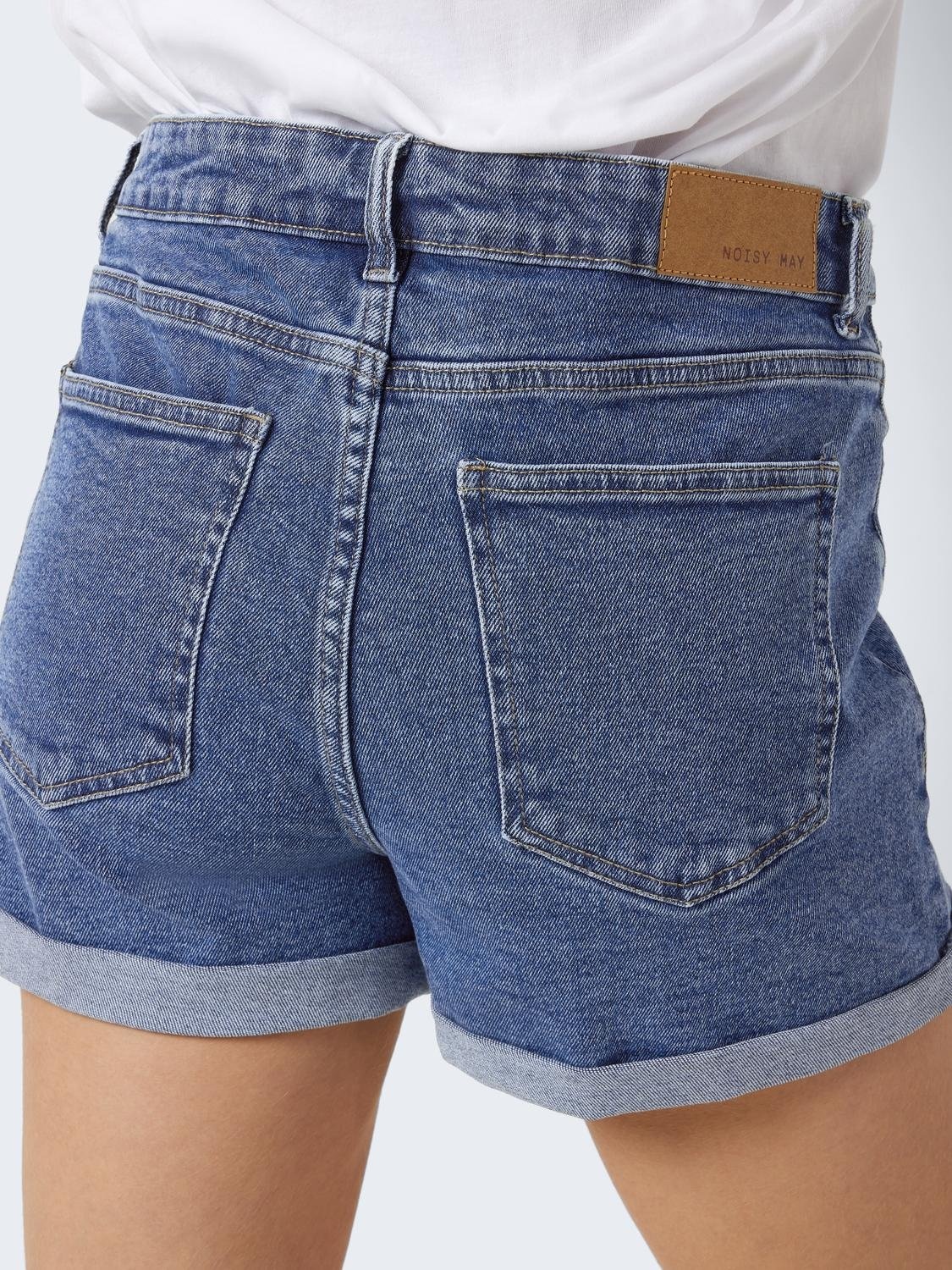 NMMONI HW SHORTS AZ360 BL NOOS MID BLUE DENIM
