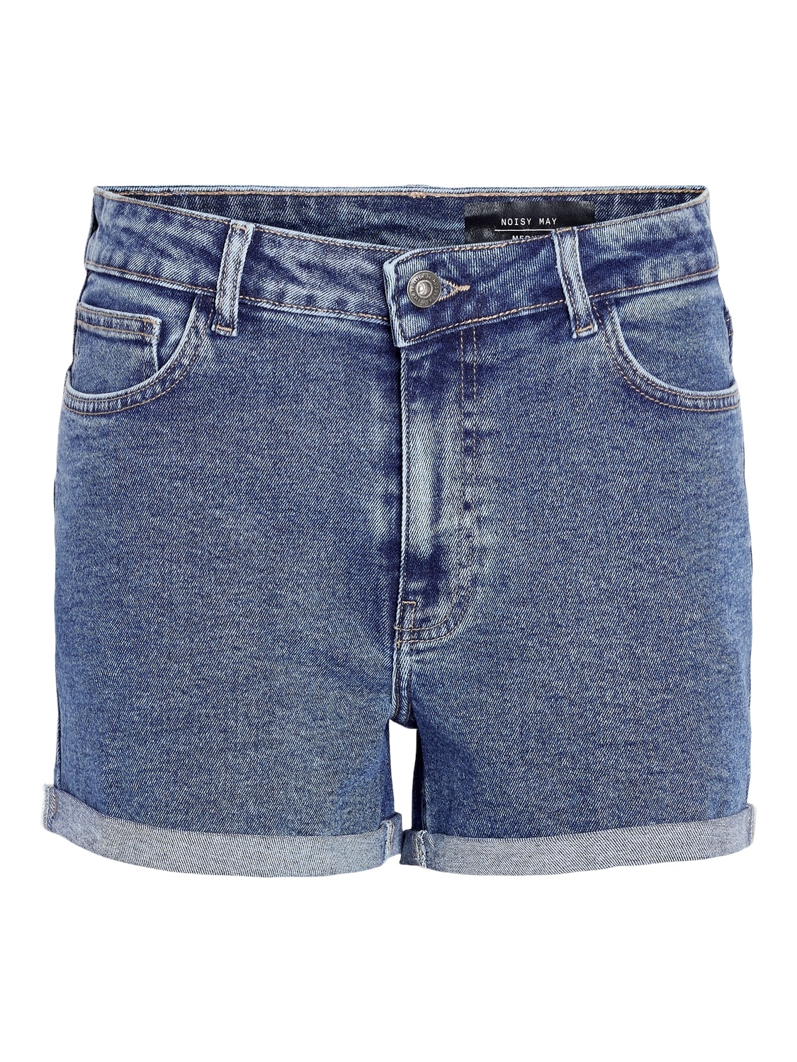 NMMONI HW SHORTS AZ360 BL NOOS MID BLUE DENIM