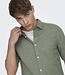 ONSCAIDEN LIFE SS SOLID LINEN SHIRT NOOS (Swamp)