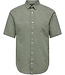 ONSCAIDEN LIFE SS SOLID LINEN SHIRT NOOS (Swamp)