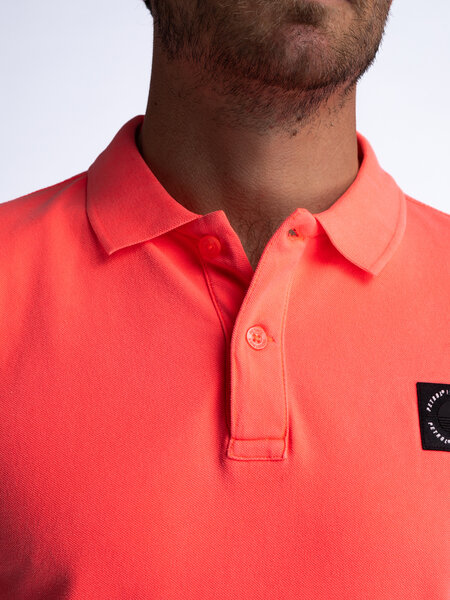 Petrol M-1040-POL945 Men Polo Short Sleeve (3099 Fiery Coral)