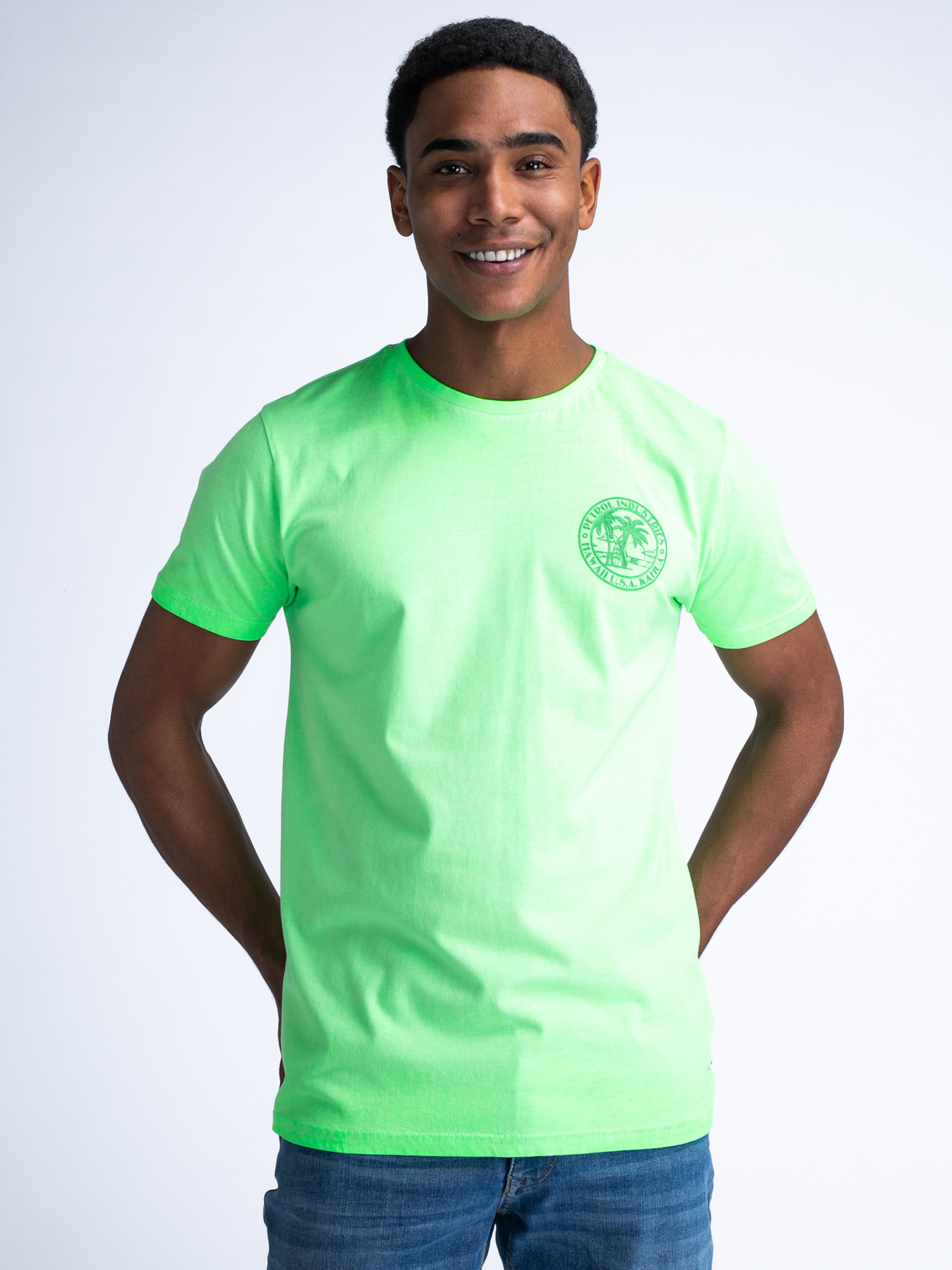 M-1040-TSR656 Men T-Shirt SS (6099 Green Gecko)