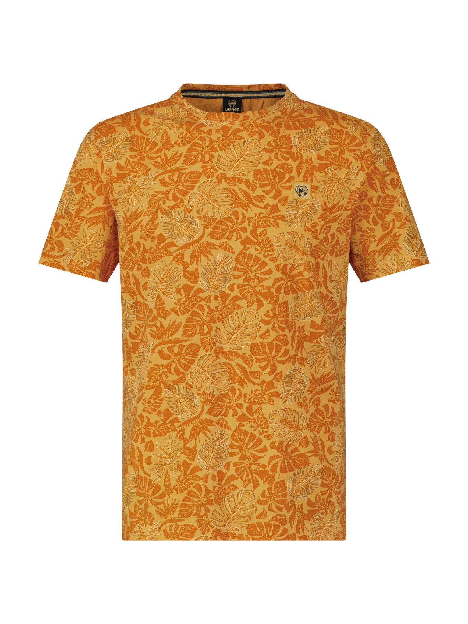 Lerros 2453066 K12 T-Shirt/Serafino 1/2 Arm (921 Mango)