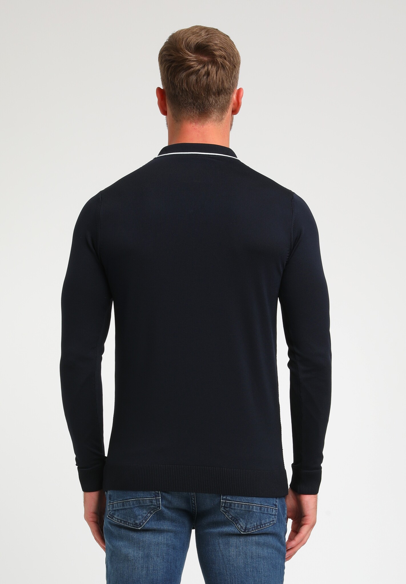 POLO KNITWEAR LONGSLEEVE 234925 (301 Navy)