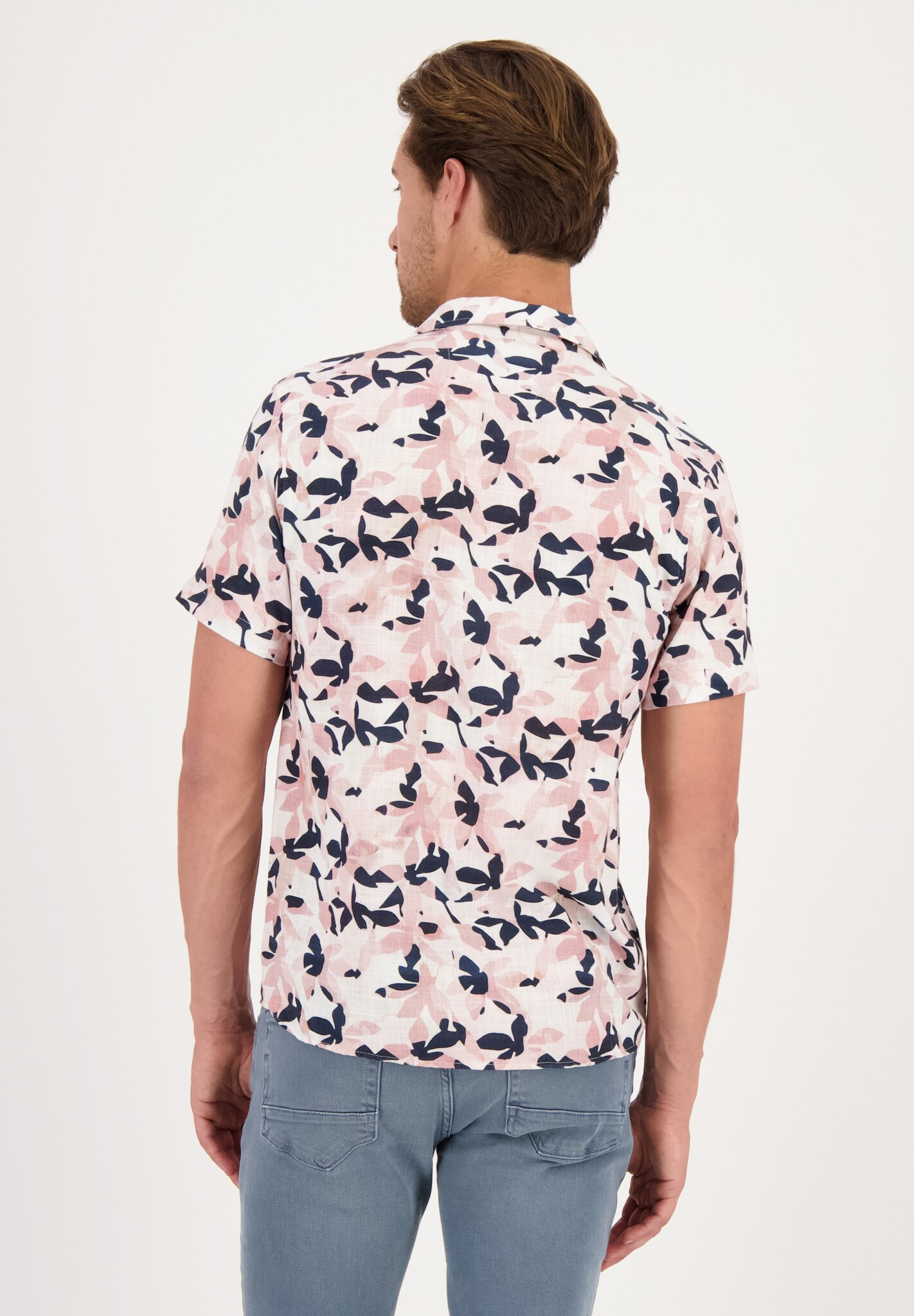 334931 KORT MOUW HEMD (719 DUSTY CORAL)