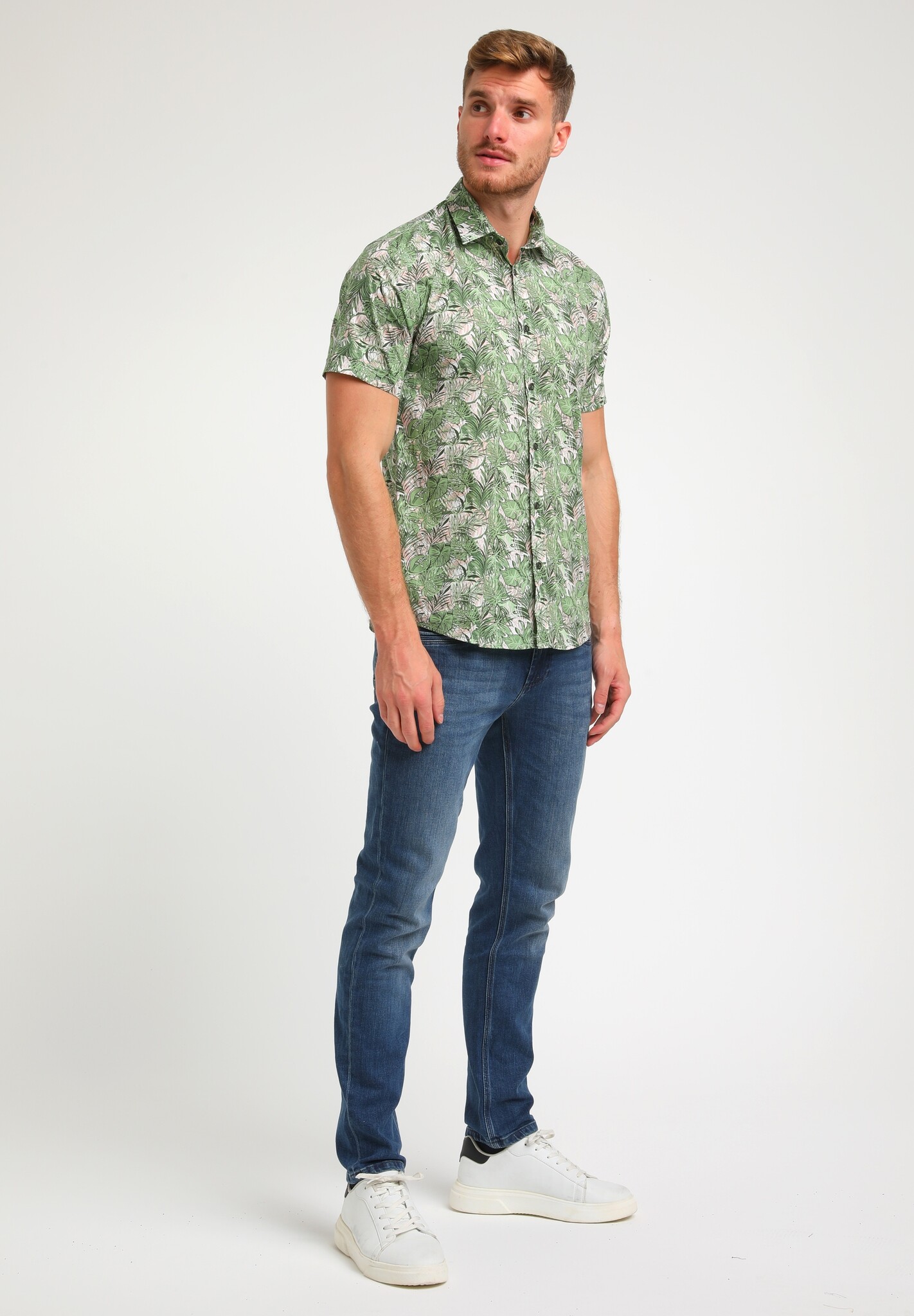 334928 KORT MOUW HEMD (722 LIGHT ARMY)