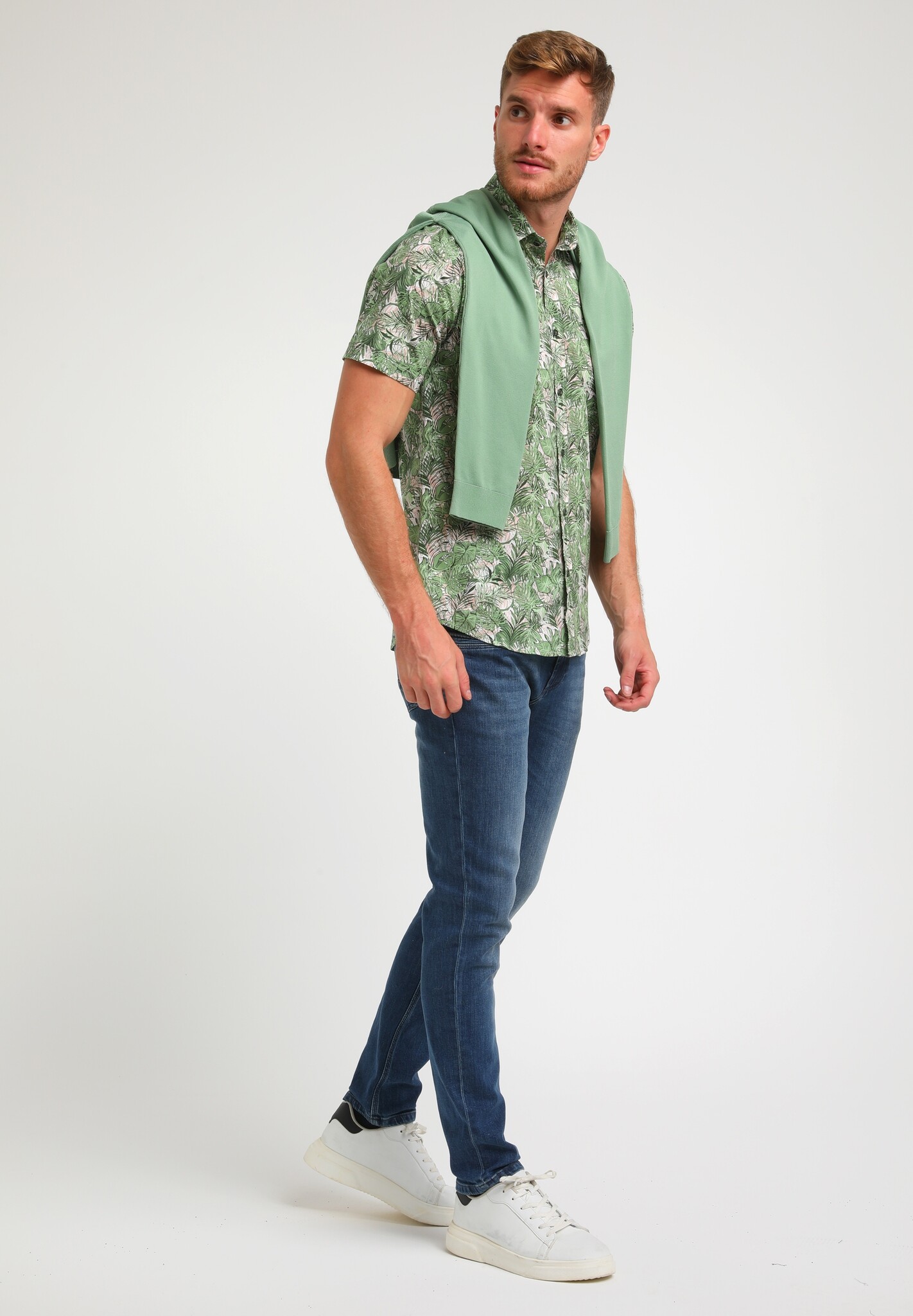 334928 KORT MOUW HEMD (722 LIGHT ARMY)