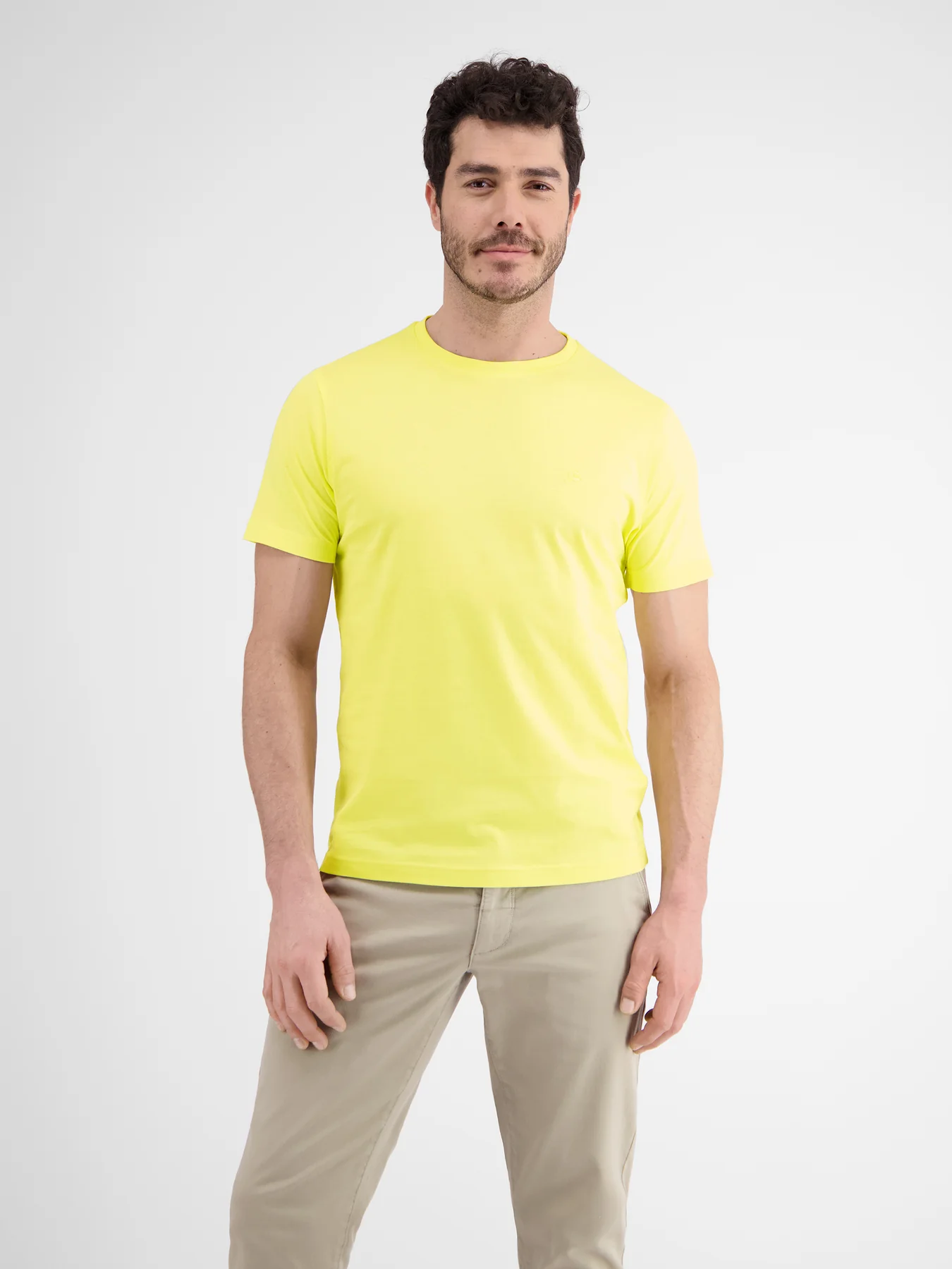 Lerros 23D3000 BASIC T-SHIRT IN VELE KLEUREN (518 PURE LEMON)