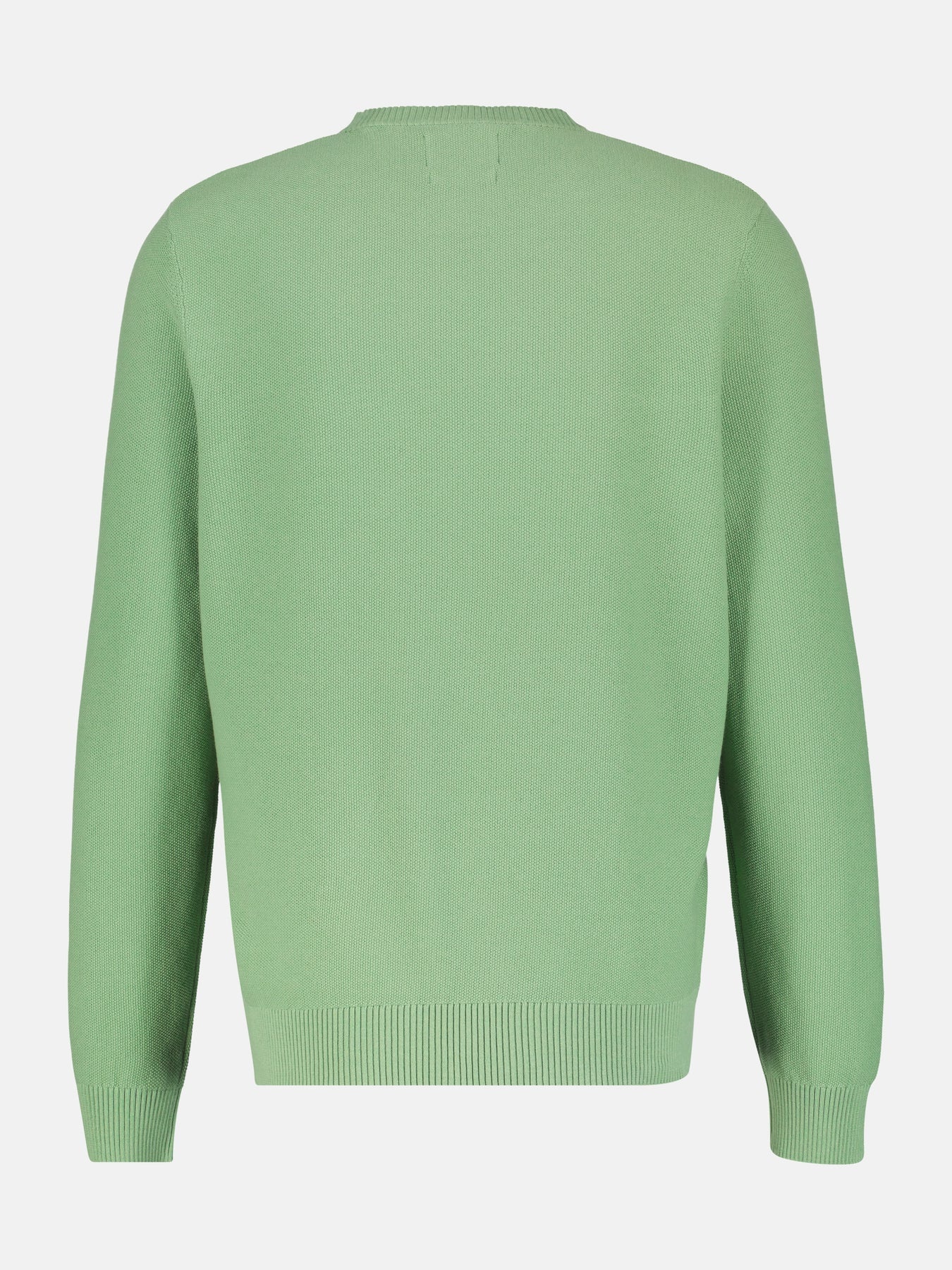 23D5001 GEBREIDE TRUI MET RONDE HALS (612 SAGE GREEN)