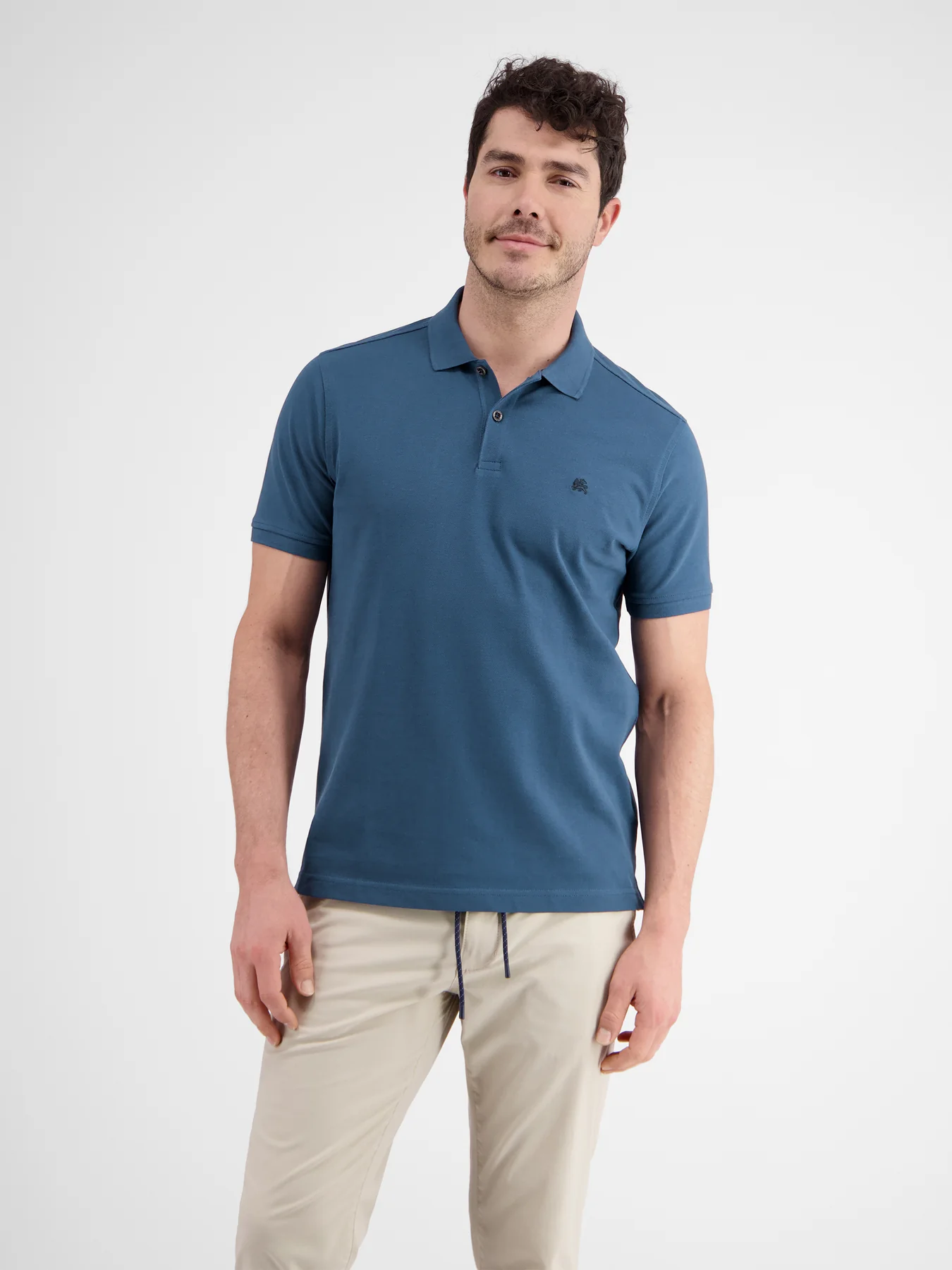 Lerros 2423200 BASIS POLOSHIRT (448 STORM BLUE)