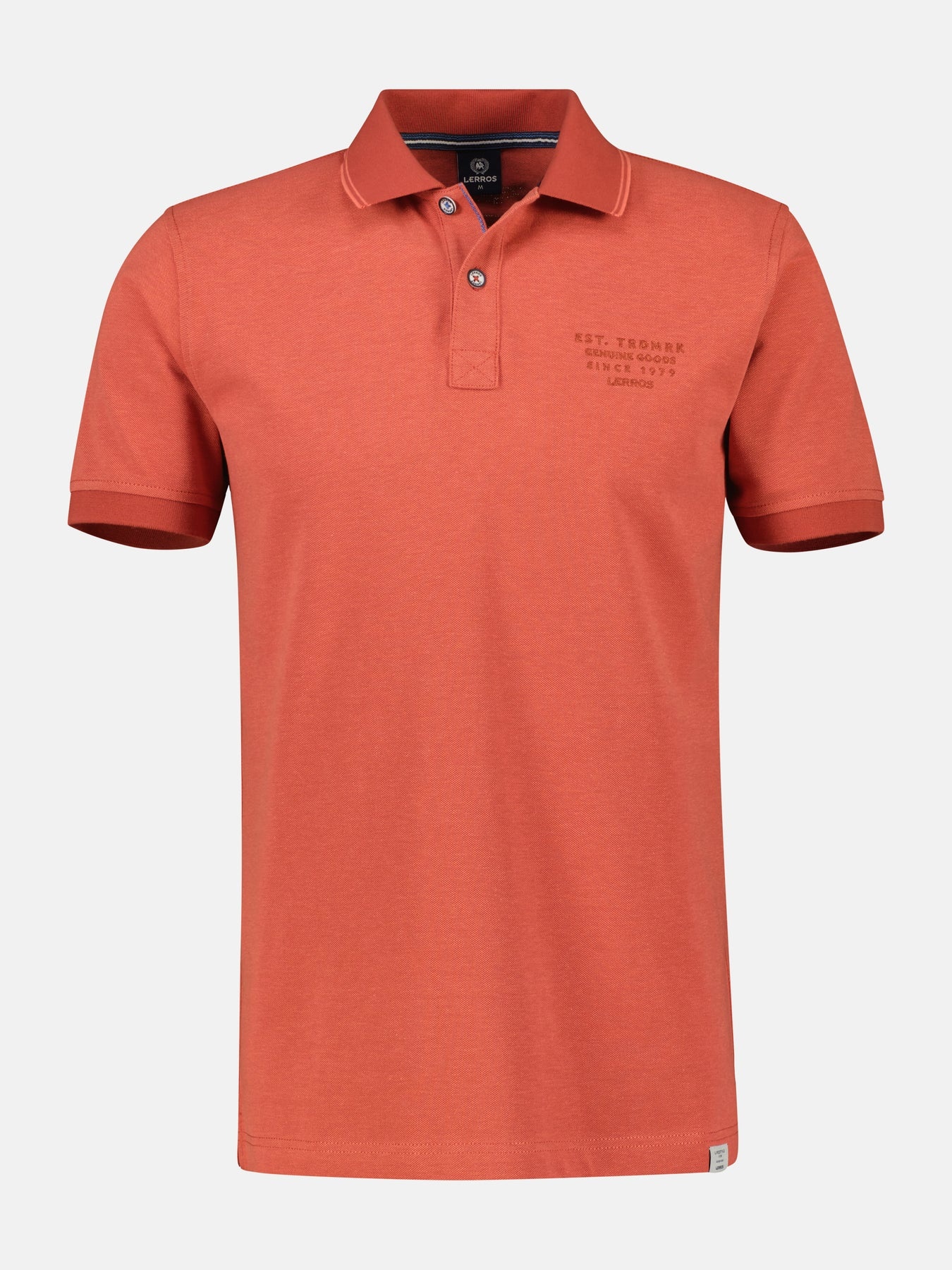2433239 TWEEKLEURIGE POLO (327 DEEP CORAL RED)