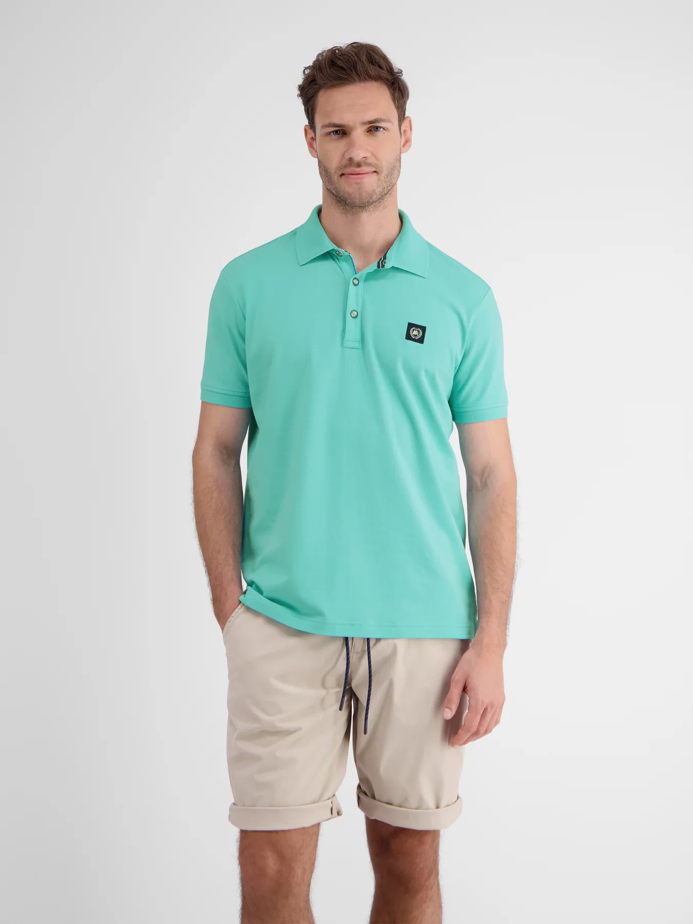 Lerros 2453261 Men Polo (Iced mint 410)