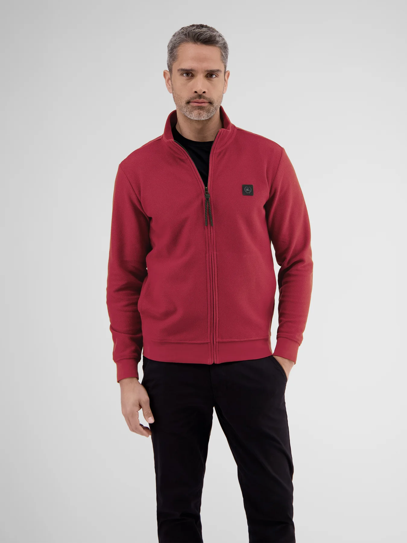 Lerros 2484532 K44 Sweatjacke (362 Deep Garnet Red)